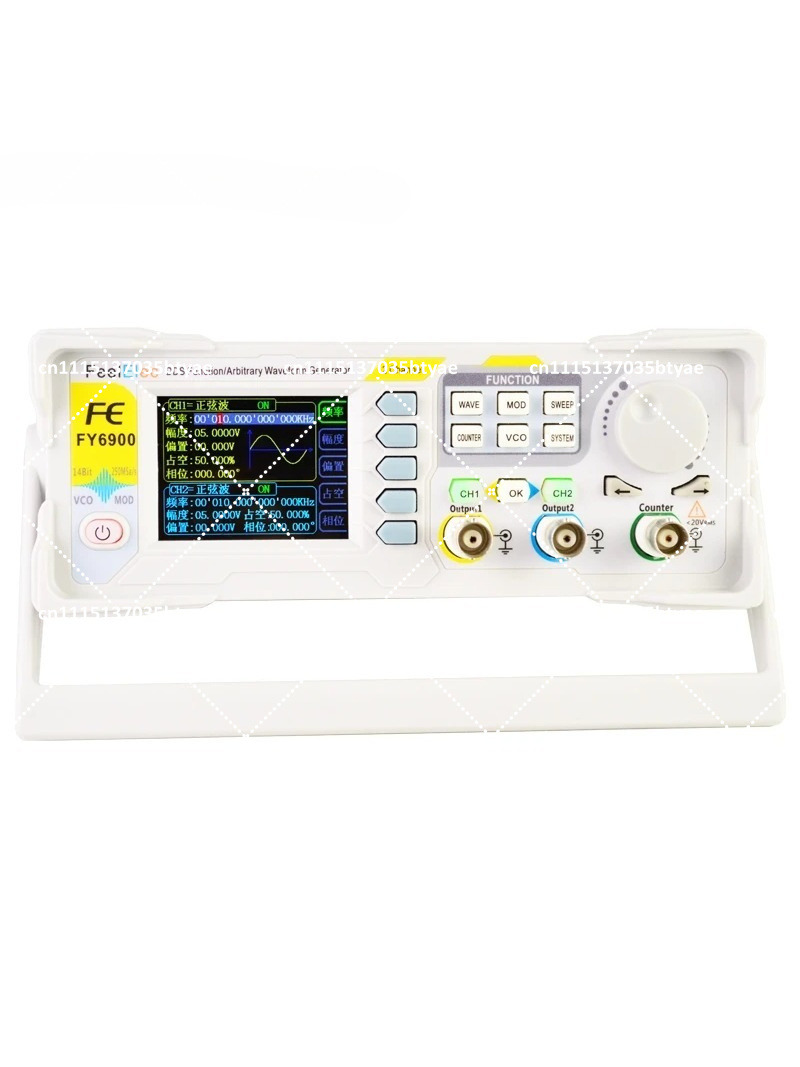 Function Arbitrary Waveform Generator - جهاز FY6900 الجديد لتوليد الإشارات الموجية