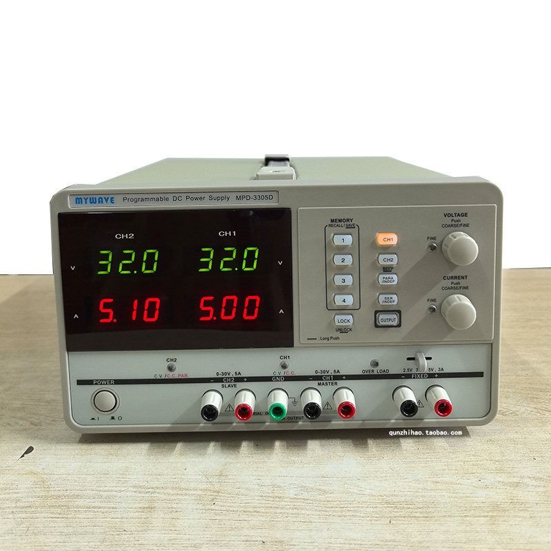 مصدر طاقة خطي مزدوج القناة قاب - مراجعة Linear Lab Power Supply Adjustable وسعره