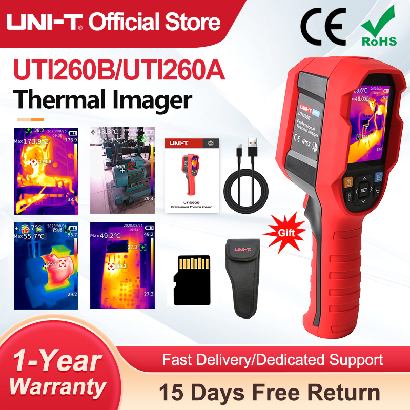 UNI-T UTI260B UTI260A كاميرا ا - مراجعة Thermal Imaging Camera Pcb Repair وسعره