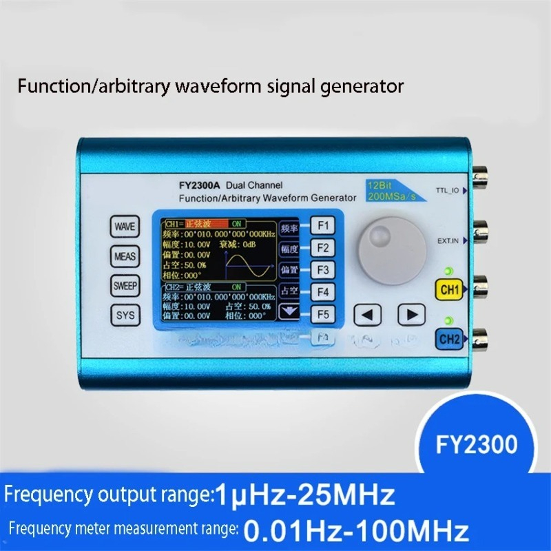 مولد إشارات FY2300 ثنائي القنا - مراجعة Function Arbitrary Waveform Generator وسعره