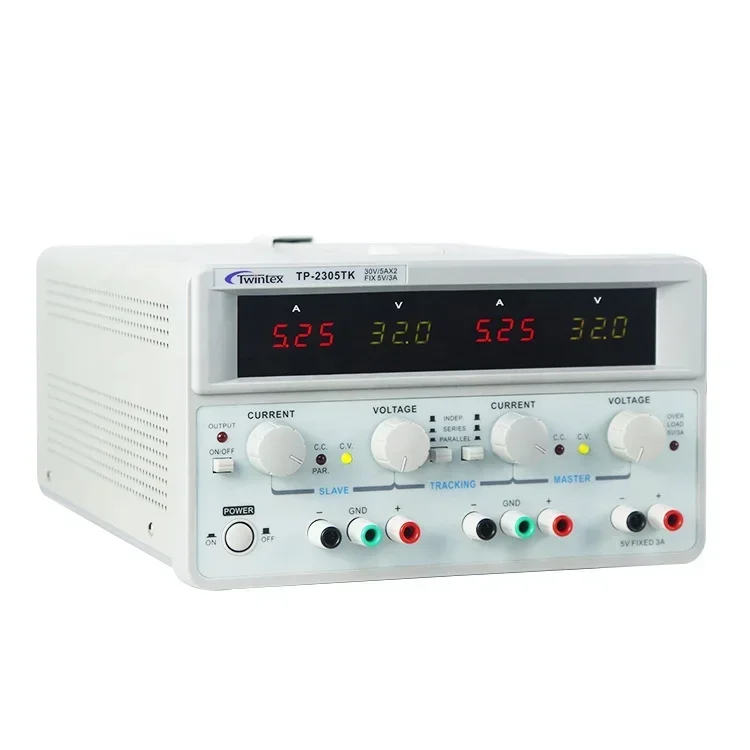 مزود طاقة تيار مستمر مزدوج الق - مراجعة Linear Lab Power Supply Adjustable وسعره