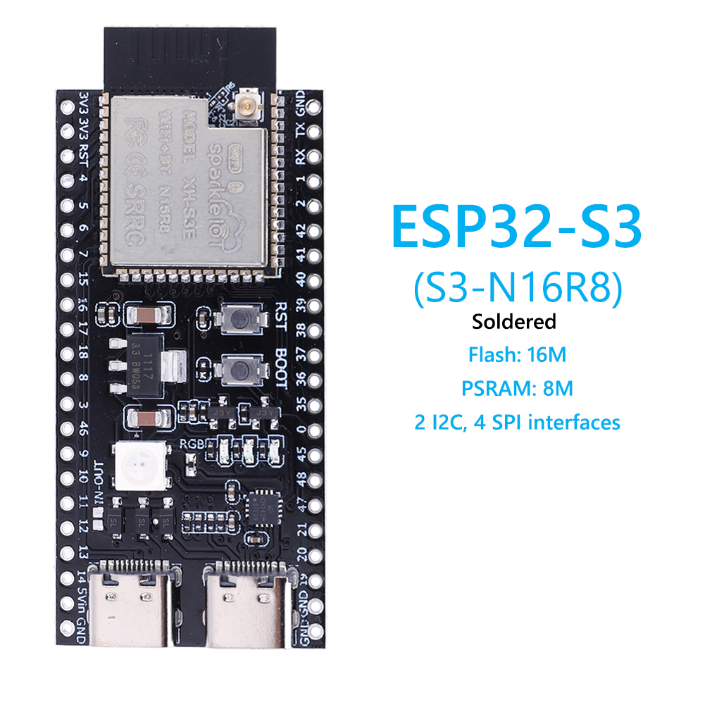 لوحة تطوير ESP32 S3 مع مجموعة  - مراجعة Esp32 S3 Development Board Lot وسعره