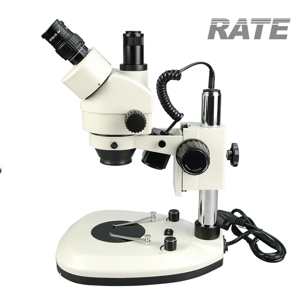 مجهر صناعي ثلاثي العينية بتكبي - مراجعة Stereo Trinocular Microscope Pcb وسعره