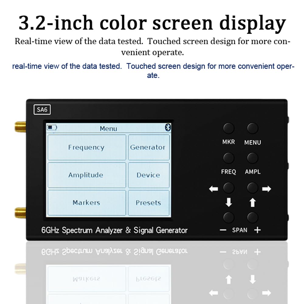 محلل طيفي SA6 بتردد 6 جيجاهرتز - مراجعة Signal Generator Spectrum Analyzer وسعره