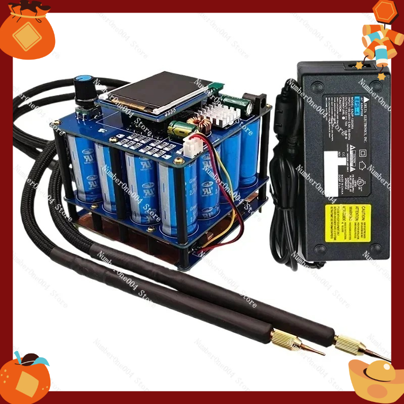 جهاز لحام نقطي 1600F جديد قابل - مراجعة Spot Welder 18650 Battery Pack وسعره