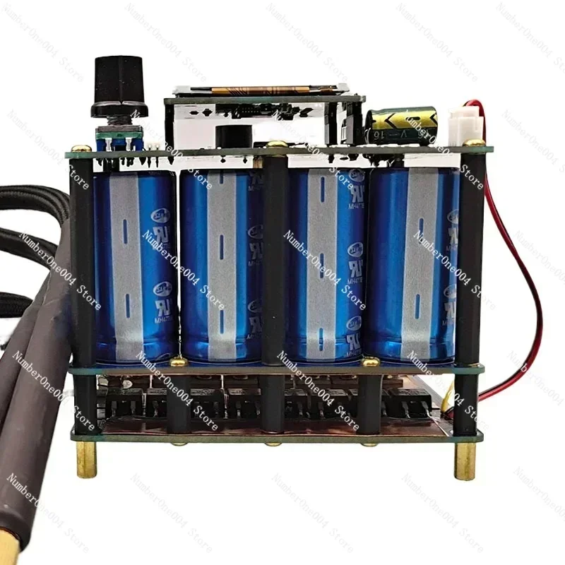 جهاز لحام نقطي 1600F جديد قابل - مراجعة Spot Welder 18650 Battery Pack وسعره