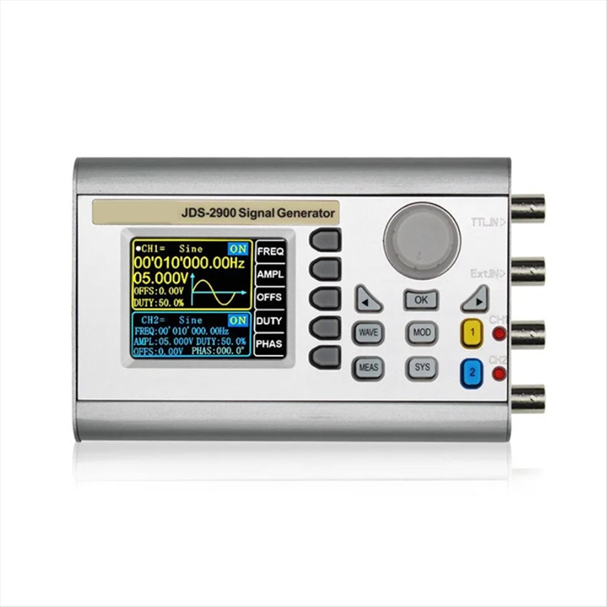 مولد إشارة ثنائي القناة JDS290 - مراجعة Function Arbitrary Waveform Generator وسعره