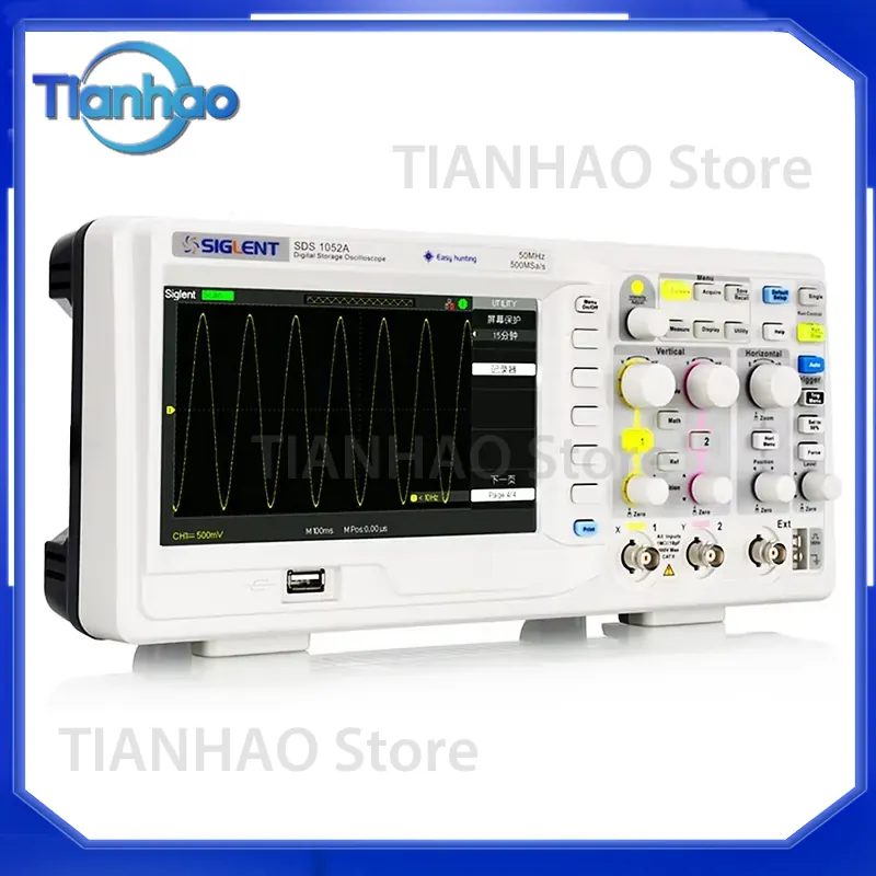 جهاز راسم ذبذبات رقمي للتخزين  - مراجعة Digital Storage Oscilloscope 100Mhz وسعره